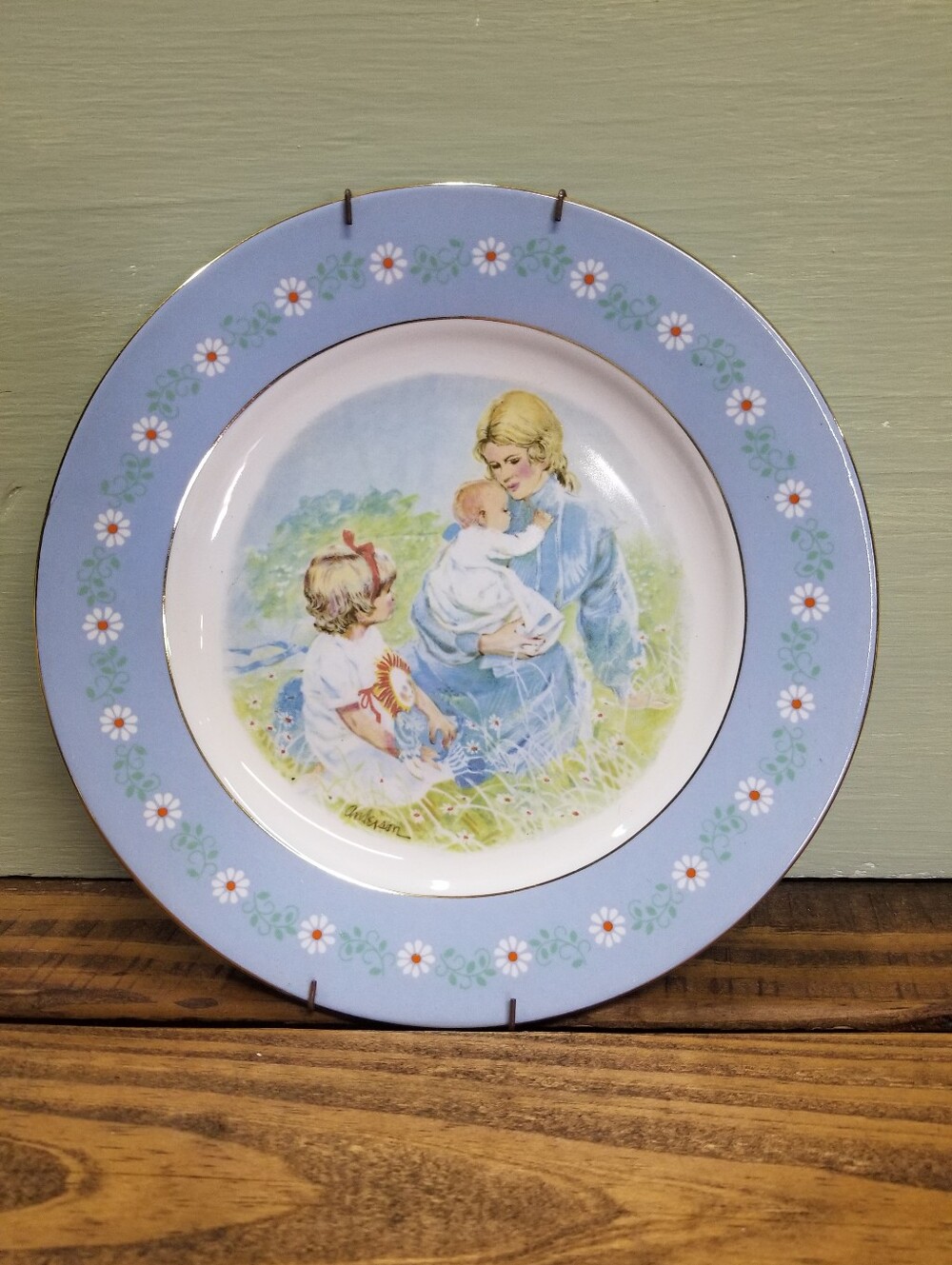Vintage Avon Tenderness Pontesa Ironstone Plate 1974 Spain